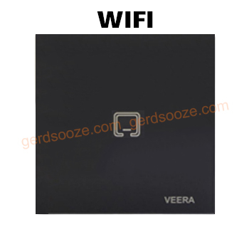 'کلید لمسی یک پل ویرا مشکی مدل هوشمند T4 WIFI'